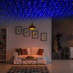 1 Pcs Mini LED Car Roof Star Night Lights Projector Light Interior Ambient Night Starry Sky USB LED Decorative Lights - Chic Cart