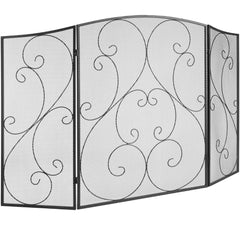 Fireplace Screen 1 Panel with Door Iron