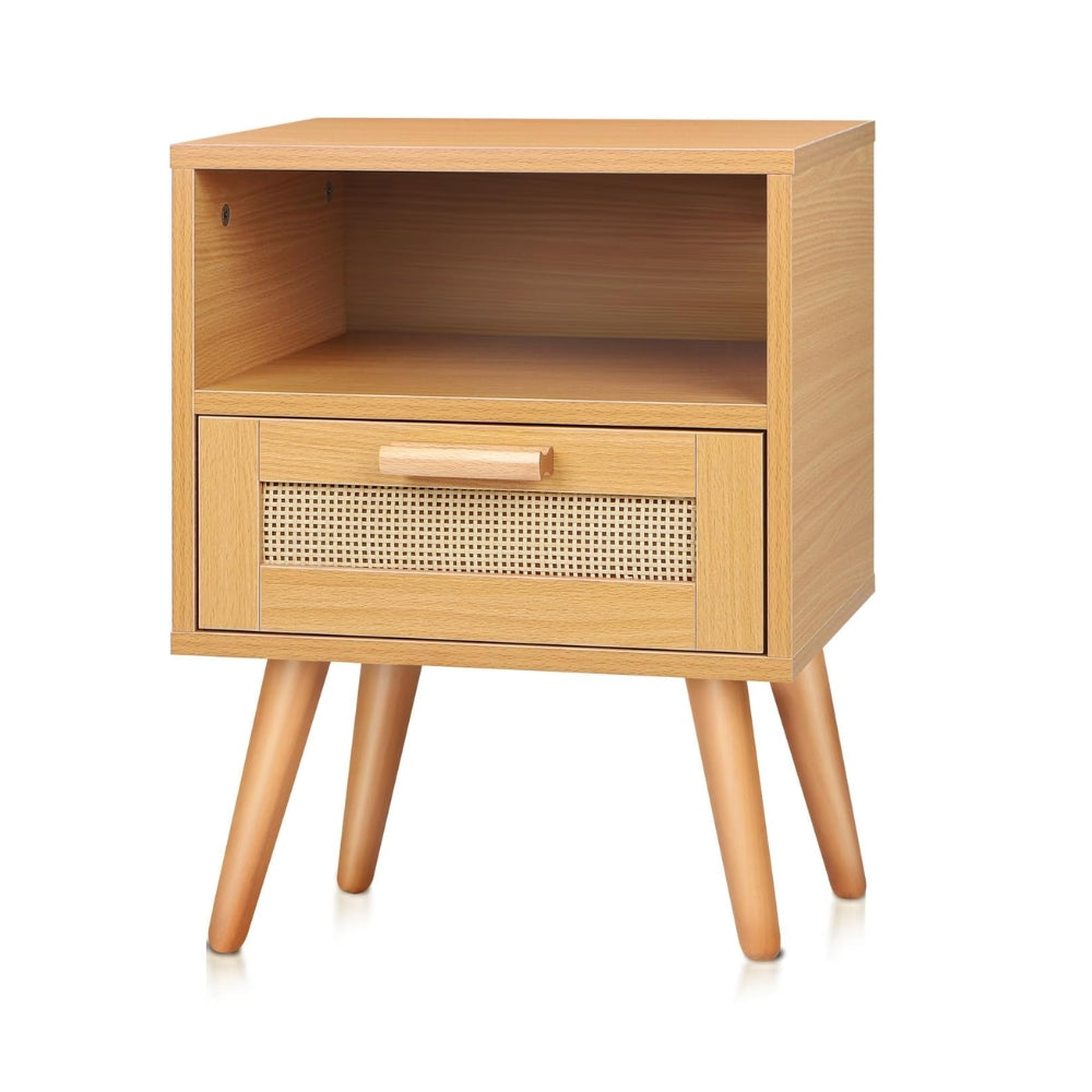 Bedside Table Nightstand Side Storage Cabinet Scandinavian