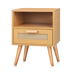 Bedside Table Nightstand Side Storage Cabinet Scandinavian