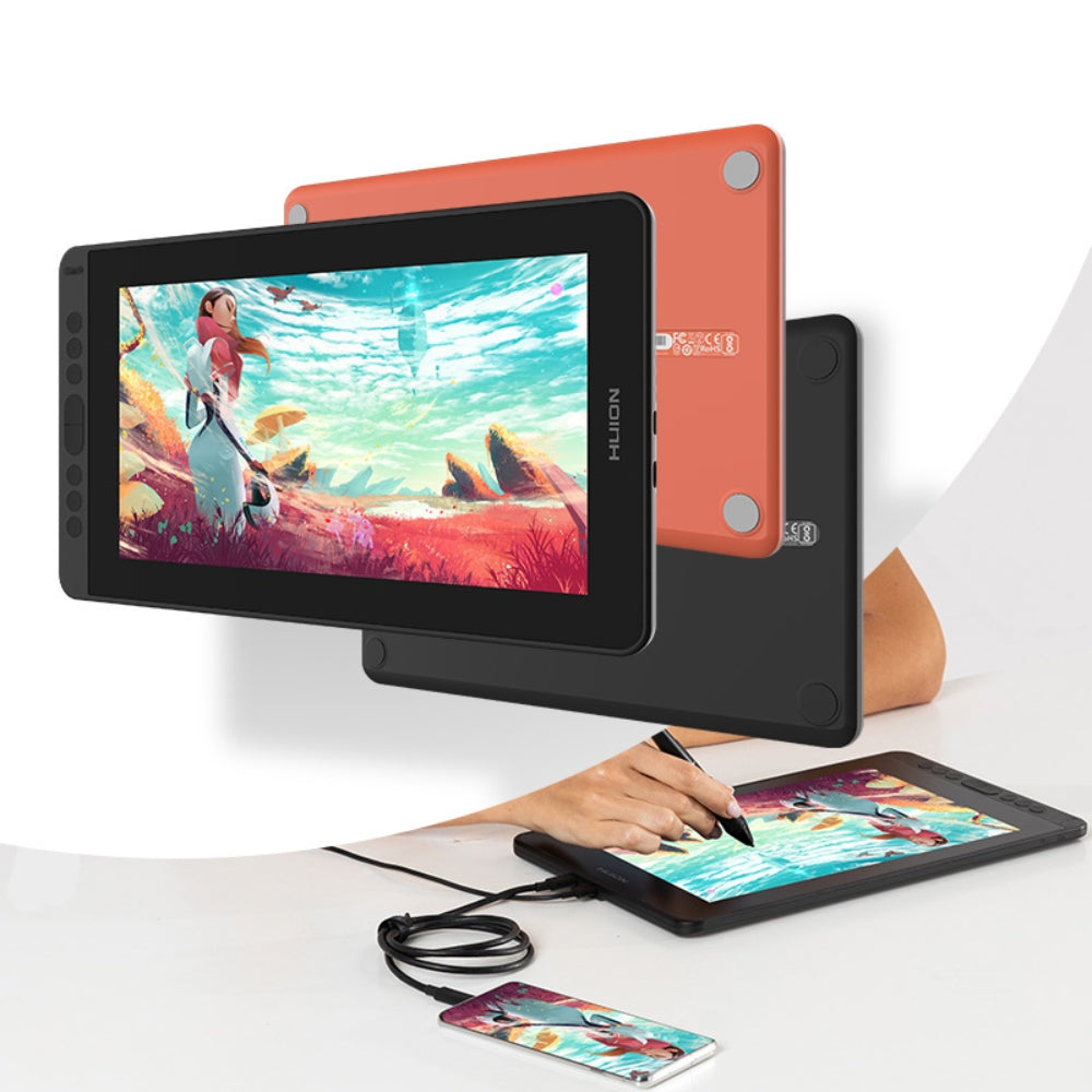 Kamvas 12 Graphics Tablet Monitor 11.6 Inch Full-Laminated Screen