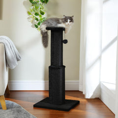 80CM Cat Scratching Post for Indoor Cat Scratcher with Nature Sisal Ball