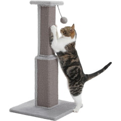 80CM Cat Scratching Post for Indoor Cat Scratcher with Nature Sisal Ball