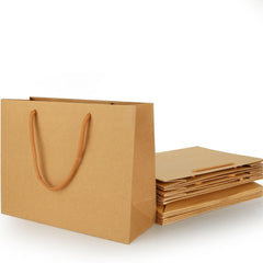 Kraft Paper Bags Gift Shopping Carry Craft Brown Bag with Handles