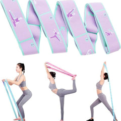 Multi Section Elastic Yoga Resistance Bands