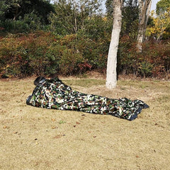 Camouflage Waterproof Emergency Sleeping Bag for Outdoor Camping and Survival