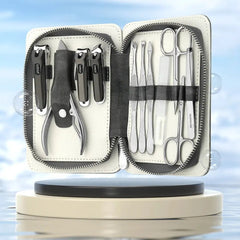 9 In 1 High Quality travel kit Stainless Steel Nail Clippers With Storage Bag For Men And Women, Household nail art tool - Chic Cart