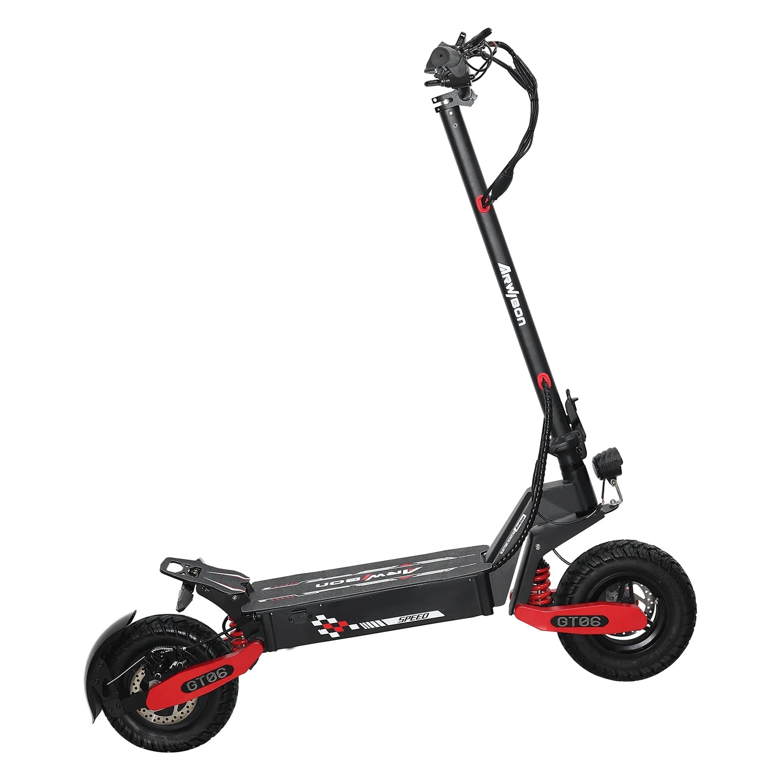 New electric scooter 1200w motor fast 50km/h 48v battery long range 65km LED display 11 inch adult off - road electric scooter - Chic Cart