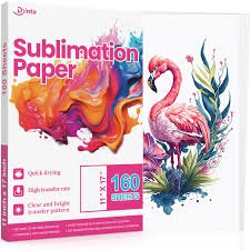 HTVRONT 150 Sheets A4（US）8.5 x 11 inches Sublimation Paper Heat Transfer Paper for Inkjet Printer T-shirt Clothes Printing 120g - Chic Cart
