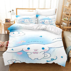 Cinnamoroll Duvet Cover Queen Size Children'S Bedding Set Set Bedding Twin Sets Cute Printed Cartoon Quilt Cover - Chic Cart