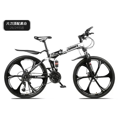 JOYLOVE Off - road Mountain Bike Variable Speed Dual Shock Absorber Scooter Bike Folding Mountain Bike Bicycle Bicycle - Chic Cart