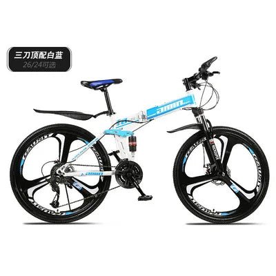 JOYLOVE Off - road Mountain Bike Variable Speed Dual Shock Absorber Scooter Bike Folding Mountain Bike Bicycle Bicycle - Chic Cart