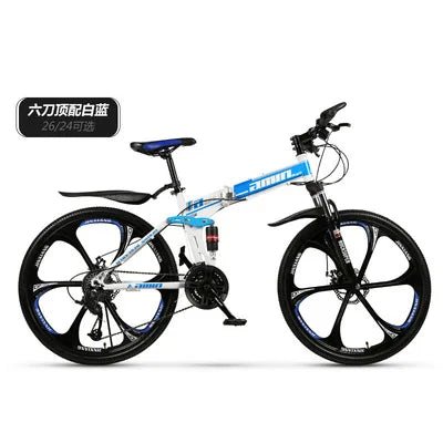 JOYLOVE Off - road Mountain Bike Variable Speed Dual Shock Absorber Scooter Bike Folding Mountain Bike Bicycle Bicycle - Chic Cart