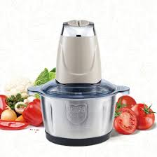Electric Meat Grinder Chopper Stainless Steel Kitchen Machines Vegetable Crusher Slicer Machine Household Mixer Food Processors - Chic Cart