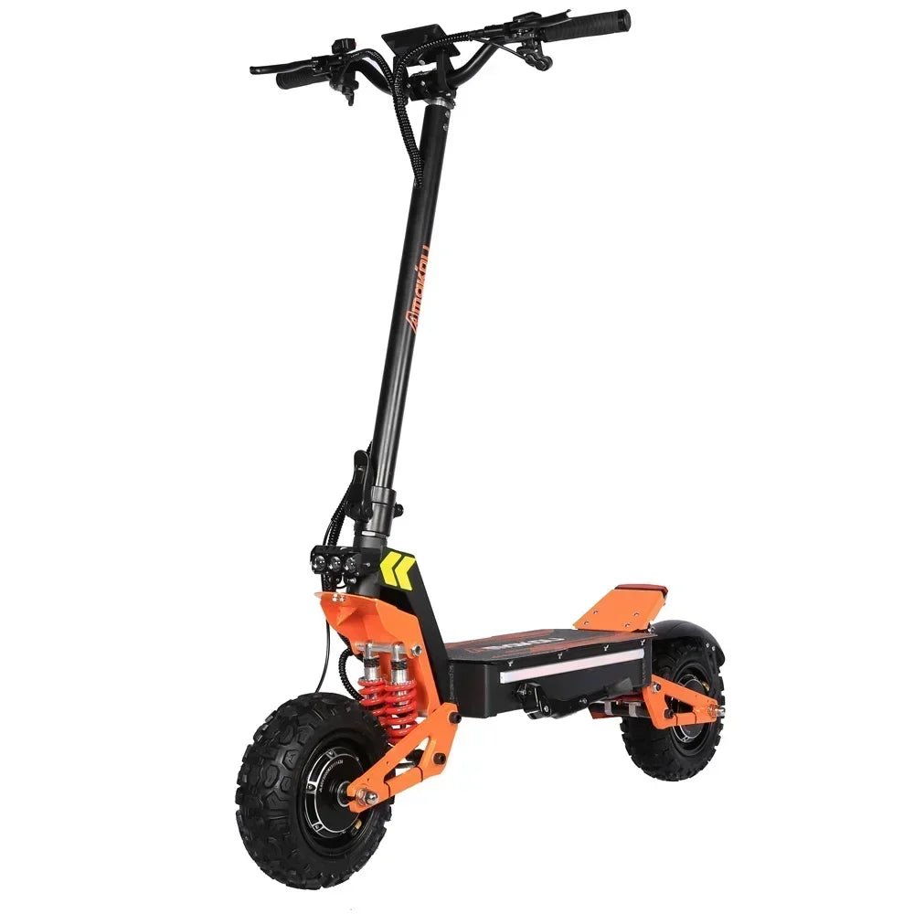 Foldable 6000W Dual Motor Adult Electric Scooter 12 inch Off - road Tyres 60V - 35AH Max Speed 80KM/H Max Range 90KM Hydraulic Brake - Chic Cart