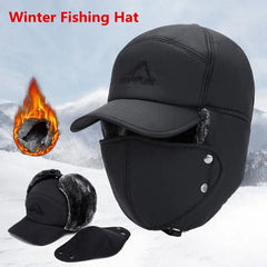 2024 Winter Warm Thickened Artificial Fur Baseball Hat Men's and Women's Skiing Soft Extreme Cold Hat Fishing Hat Outdoor - Chic Cart