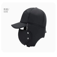 2024 Winter Warm Thickened Artificial Fur Baseball Hat Men's and Women's Skiing Soft Extreme Cold Hat Fishing Hat Outdoor - Chic Cart