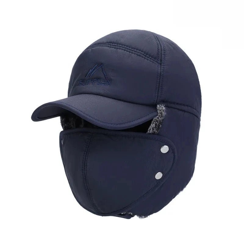 2024 Winter Warm Thickened Artificial Fur Baseball Hat Men's and Women's Skiing Soft Extreme Cold Hat Fishing Hat Outdoor - Chic Cart