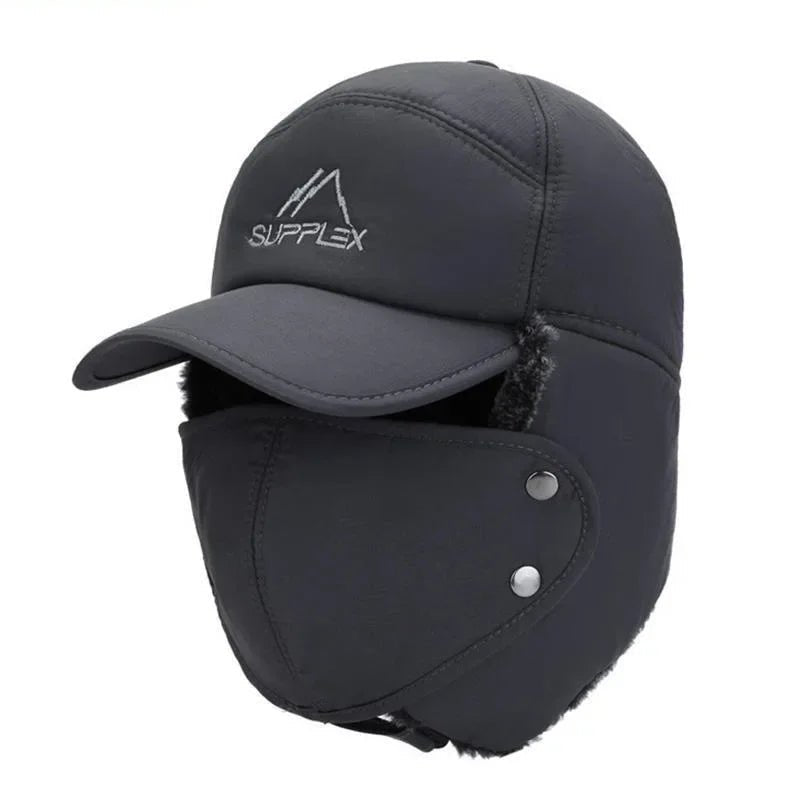 2024 Winter Warm Thickened Artificial Fur Baseball Hat Men's and Women's Skiing Soft Extreme Cold Hat Fishing Hat Outdoor - Chic Cart