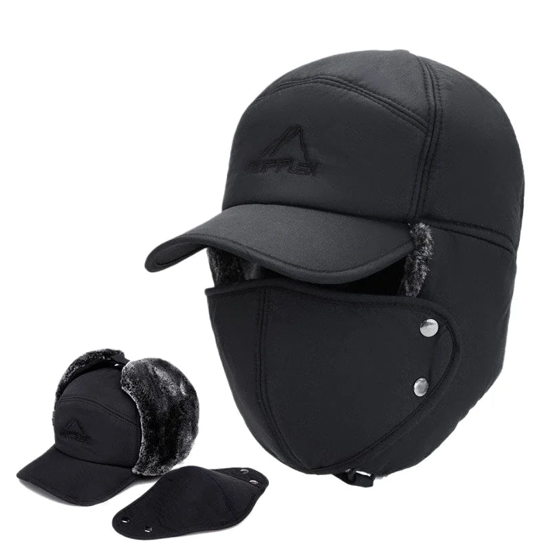 2024 Winter Warm Thickened Artificial Fur Baseball Hat Men's and Women's Skiing Soft Extreme Cold Hat Fishing Hat Outdoor - Chic Cart