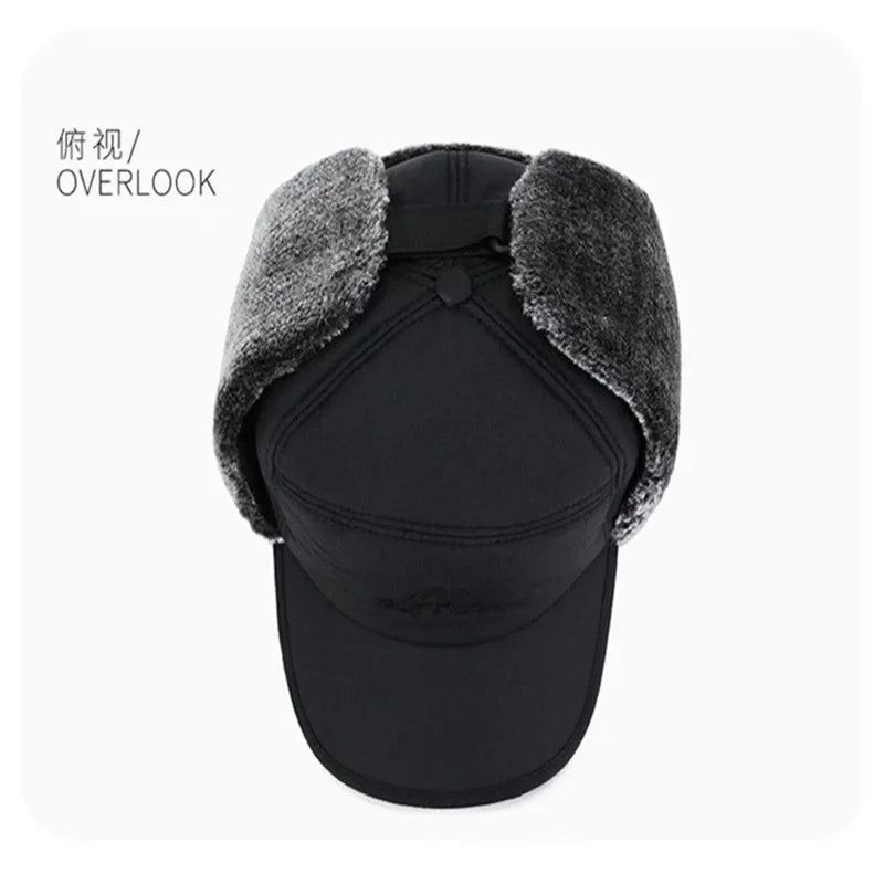 2024 Winter Warm Thickened Artificial Fur Baseball Hat Men's and Women's Skiing Soft Extreme Cold Hat Fishing Hat Outdoor - Chic Cart