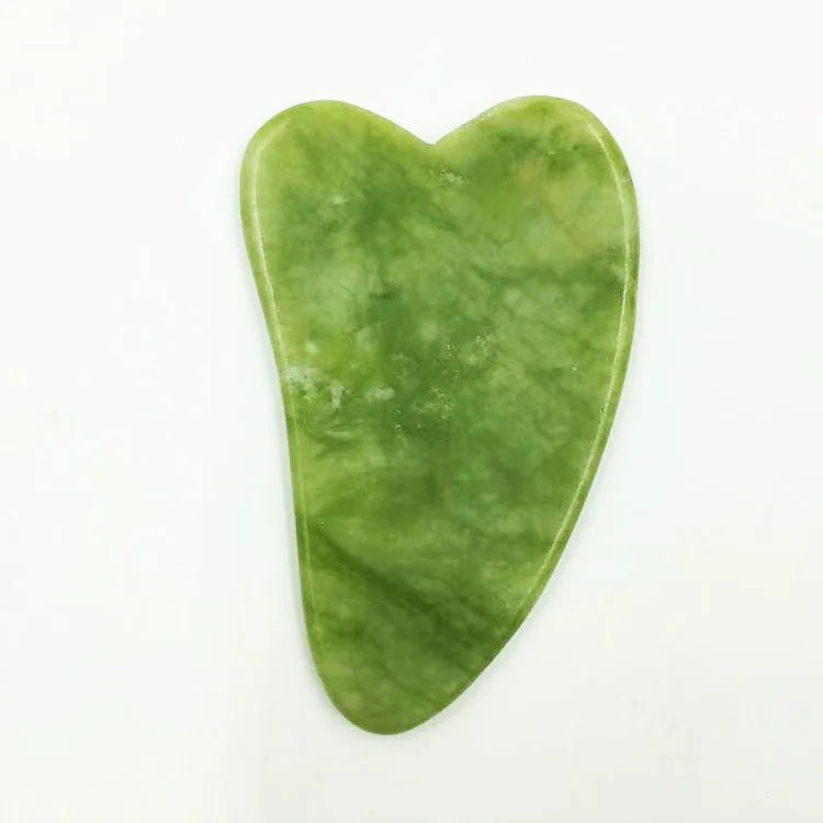 Natural Jade Face Massager Gua Sha Stone Face Guasha Masaje Facial Board Acupoint Eye Care SPA Massager Tool massage visage - Chic Cart