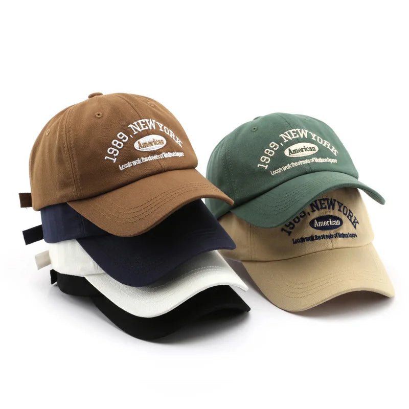 New Letters Embroidery Unisex Baseball Hats For Men Women Soft Cotton Snapback Cap Outdoor Sports Dad Trucker Hat Casquette - Chic Cart