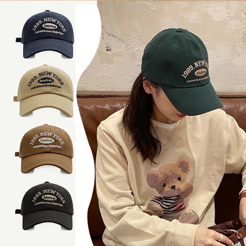 New Letters Embroidery Unisex Baseball Hats For Men Women Soft Cotton Snapback Cap Outdoor Sports Dad Trucker Hat Casquette - Chic Cart