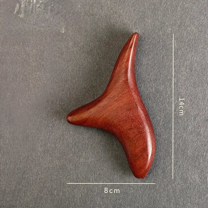 Wood Trigger Point Massage Gua Sha Tools,Professional Lymphatic Drainage Tools,Wood Therapy Massage Tools for Back Leg Hand Face - Chic Cart