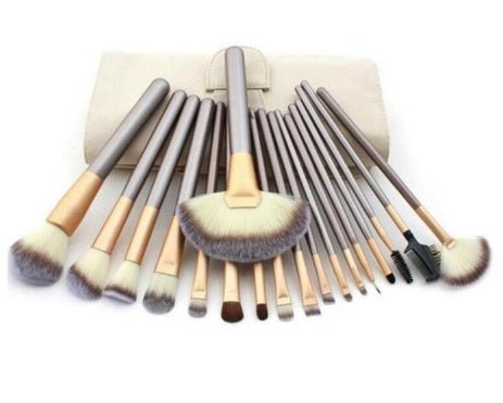 Persian Make - up Brush Suit Rice White Make Up Brush, Champagne Color Brush Handle Make - up Brush Without - Chic Cart