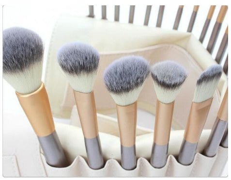 Persian Make - up Brush Suit Rice White Make Up Brush, Champagne Color Brush Handle Make - up Brush Without - Chic Cart