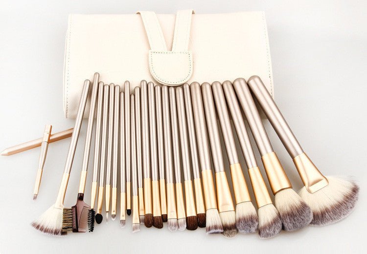 Spot Detonating 121824, White Make - up, White Make - up Brush, 24 Make - up And Brush Suits For Portable Beauty And Makeup Tools - Chic Cart