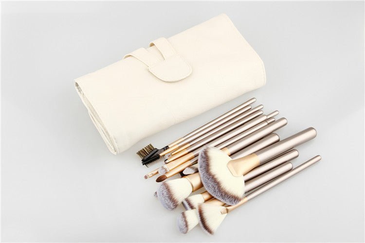 Spot Detonating 121824, White Make - up, White Make - up Brush, 24 Make - up And Brush Suits For Portable Beauty And Makeup Tools - Chic Cart