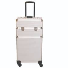 vidaXL Make - up Trolley Aluminium Black - Chic Cart