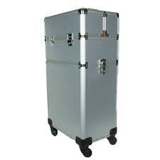 vidaXL Make - up Trolley Aluminium Black - Chic Cart