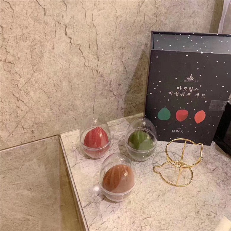 Wet and dry make - up eggs - Chic Cart