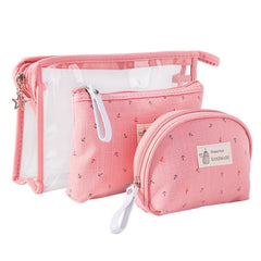Three - piece make - up anchor bag - Chic Cart