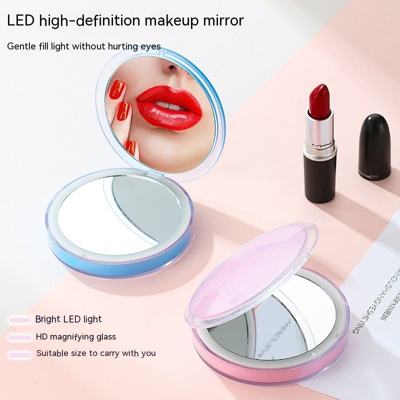 Portable Mini Led Make - up Mirror - Chic Cart