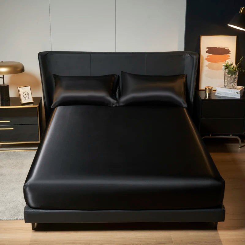 Luxurious King Satin Bedding Set - 3PC Comfort - Chic Cart