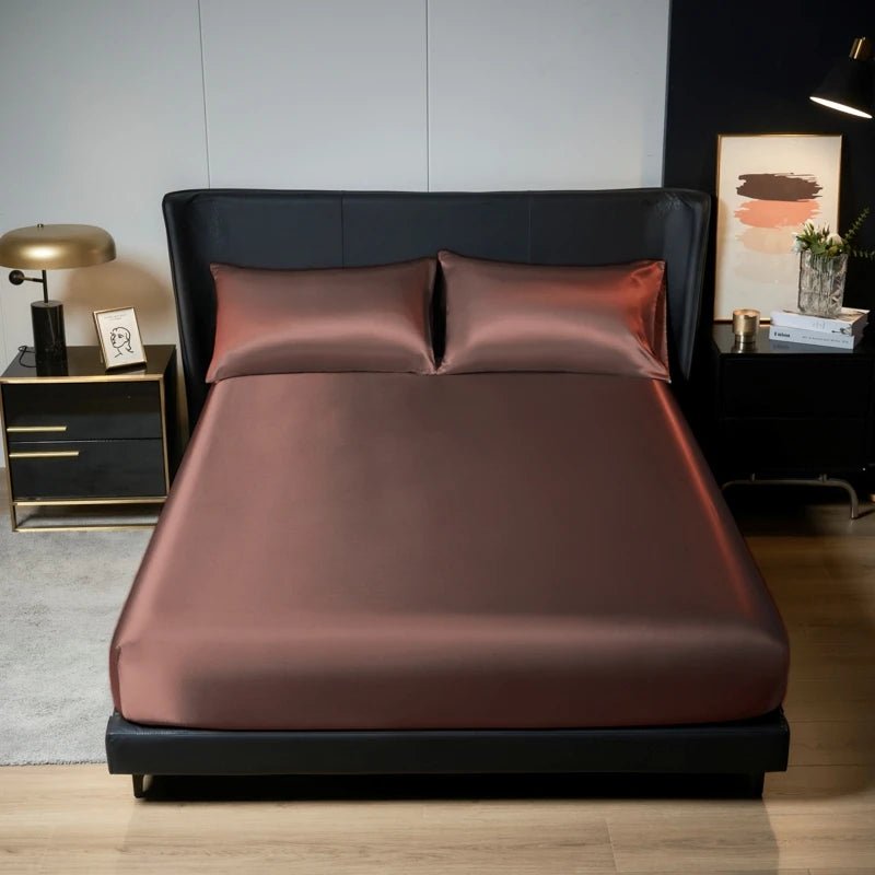 Luxurious King Satin Bedding Set - 3PC Comfort - Chic Cart