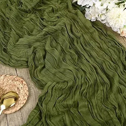 Rustic Boho 90x300CM Gauze Table Runner - Chic Cart