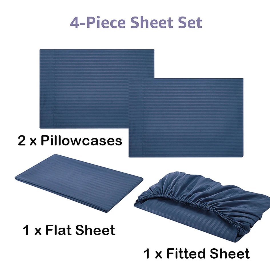 Luxury 4 - Piece Bed Sheet Set - Soft Microfiber - Chic Cart
