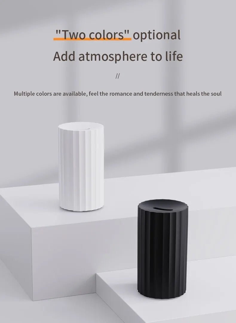 Air Humidifier With Flame Effect Essential Oil Diffuser Quiet Aroma Diffuser Home Fragrances Car Refresh - Chic Cart
