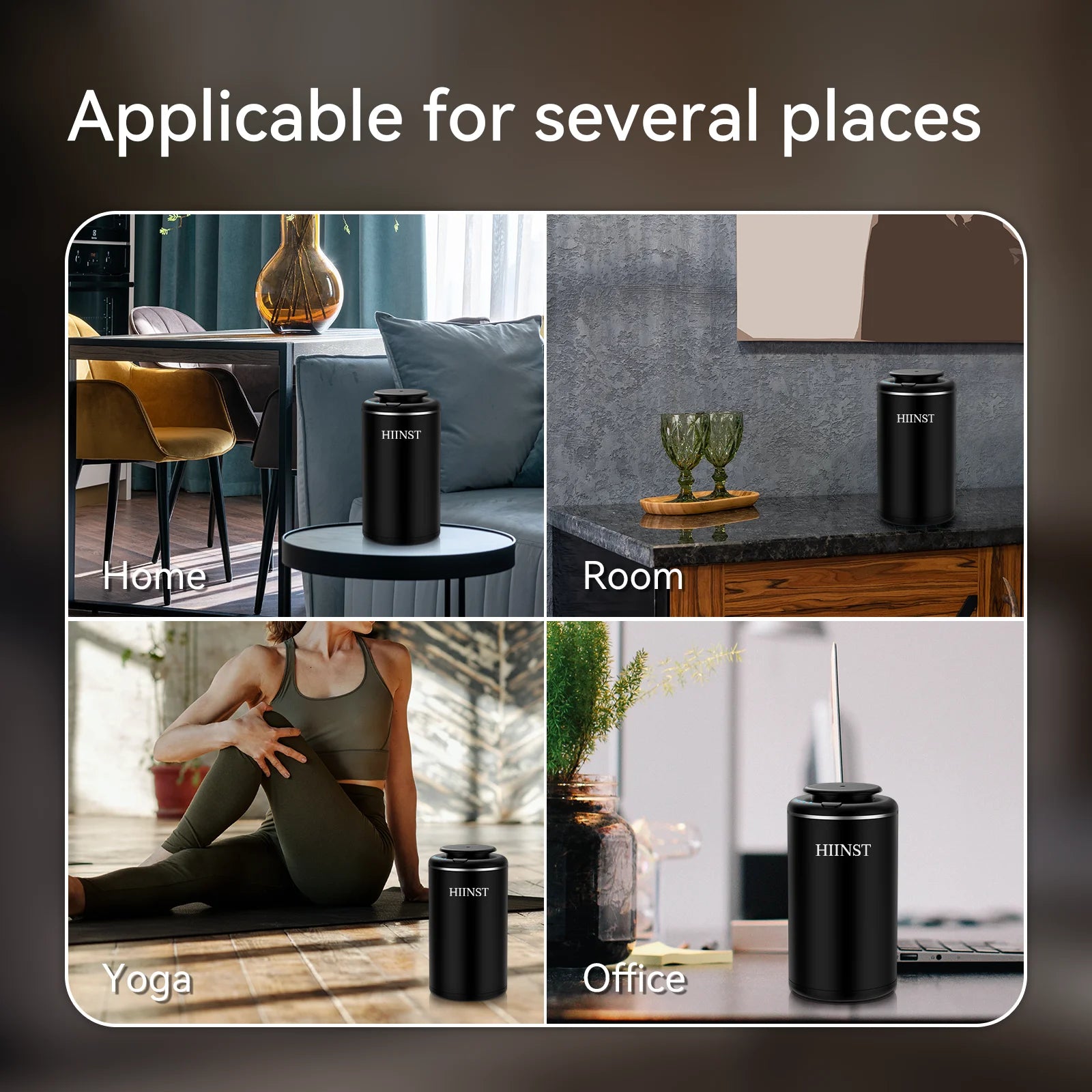 HIINST Luxury USB Rechargeable Aromatherapy Scent Car Perfume Air Freshener Essential Oil Fragrance Diffuser Smell Distributor - Chic Cart