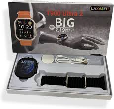LAXASFIT T900Ultra Smartwatch Bluetooth Talk Smartwatch Message Alert Heart Rate Monitor Sports Watch for Android IOS Men Women - Chic Cart 