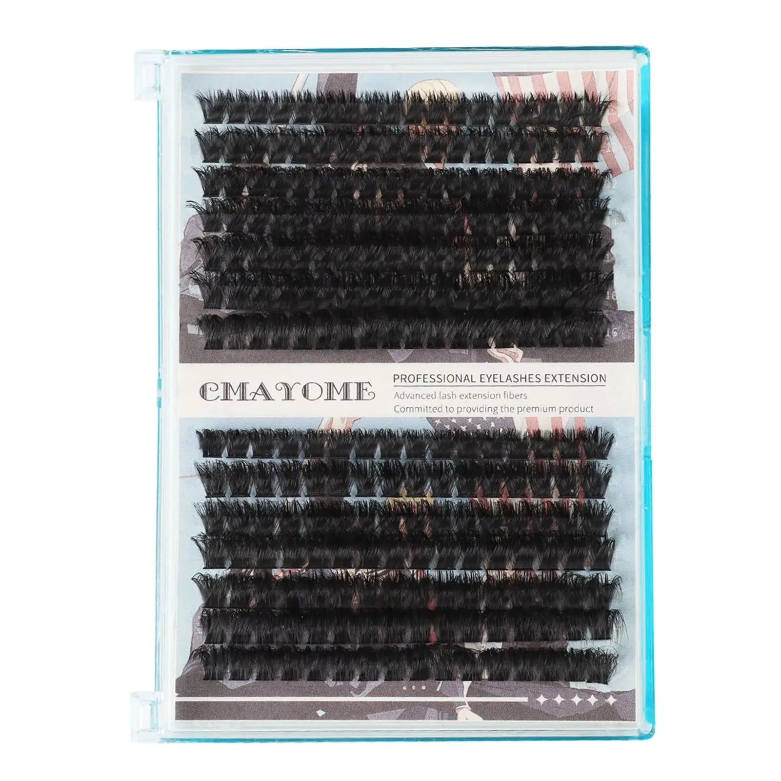 80D 100D DIY Lash clusters set 238PCS Fluffy false eyelashes Extensions Individual Lashes bond and seal Strong glue Kit make up - Chic Cart