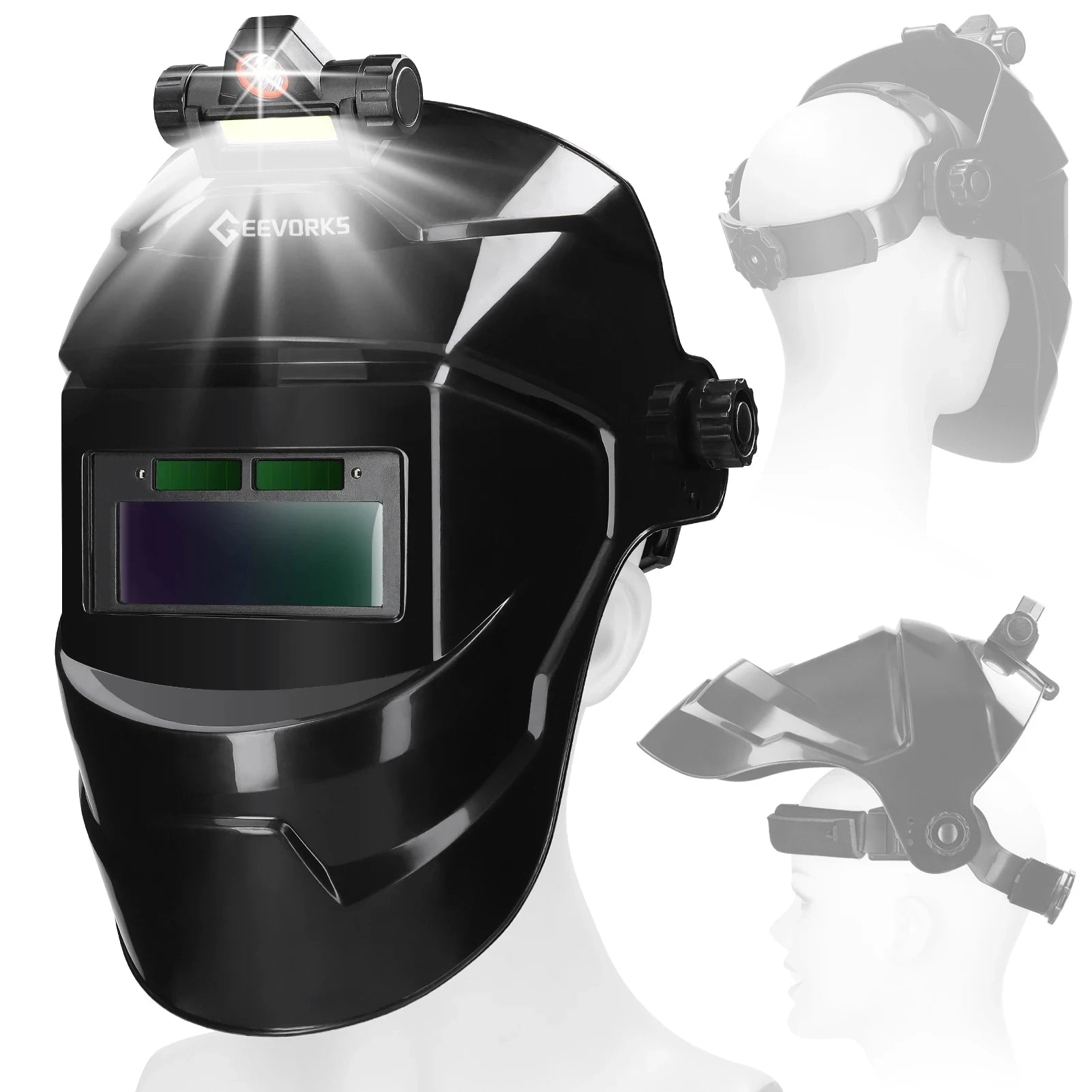 Welding Helmet Automatic Dimming Welding Mask Large View True Color Auto Darkening Welding Facemask for Arc Welding - Chic Cart