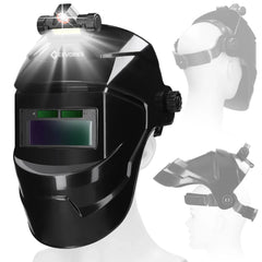 Welding Helmet Automatic Dimming Welding Mask Large View True Color Auto Darkening Welding Facemask for Arc Welding - Chic Cart