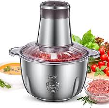 Electric Meat Grinder 304 Stainless Food Crusher Multifunction Vegetable Fruit Pepper Garlic Chopper Mincer Baby Food Blender - Chic Cart