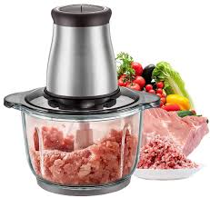 Electric Meat Grinder 304 Stainless Steel Food Processors Crusher Multifunctional Slicer Mincer Baby Food Processor - Chic Cart